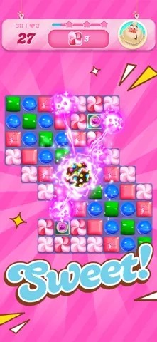 A match puzzle board mid-level